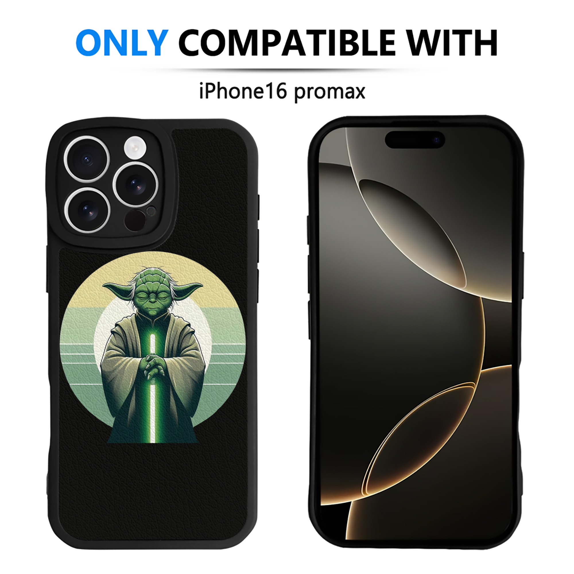 （画像用） スター・ウォーズ Star Wars 【iPhone 16シリーズ対応】シリコンスマホケース（レザー調） 材質：シリコン